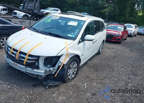 2017 Honda Odyssey Ex-L z USA, uszkodzony, nr VIN 5FNRL5H62HB008375